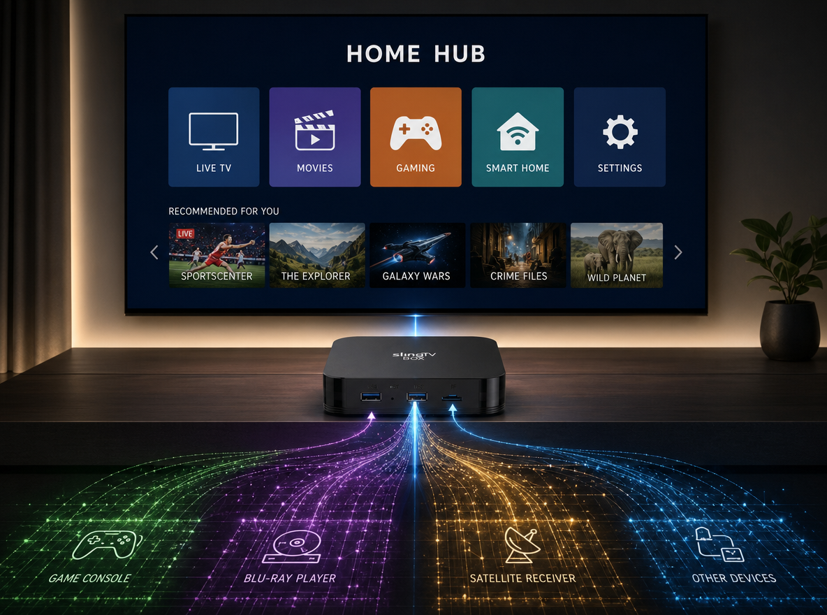 Simplify your streaming life.