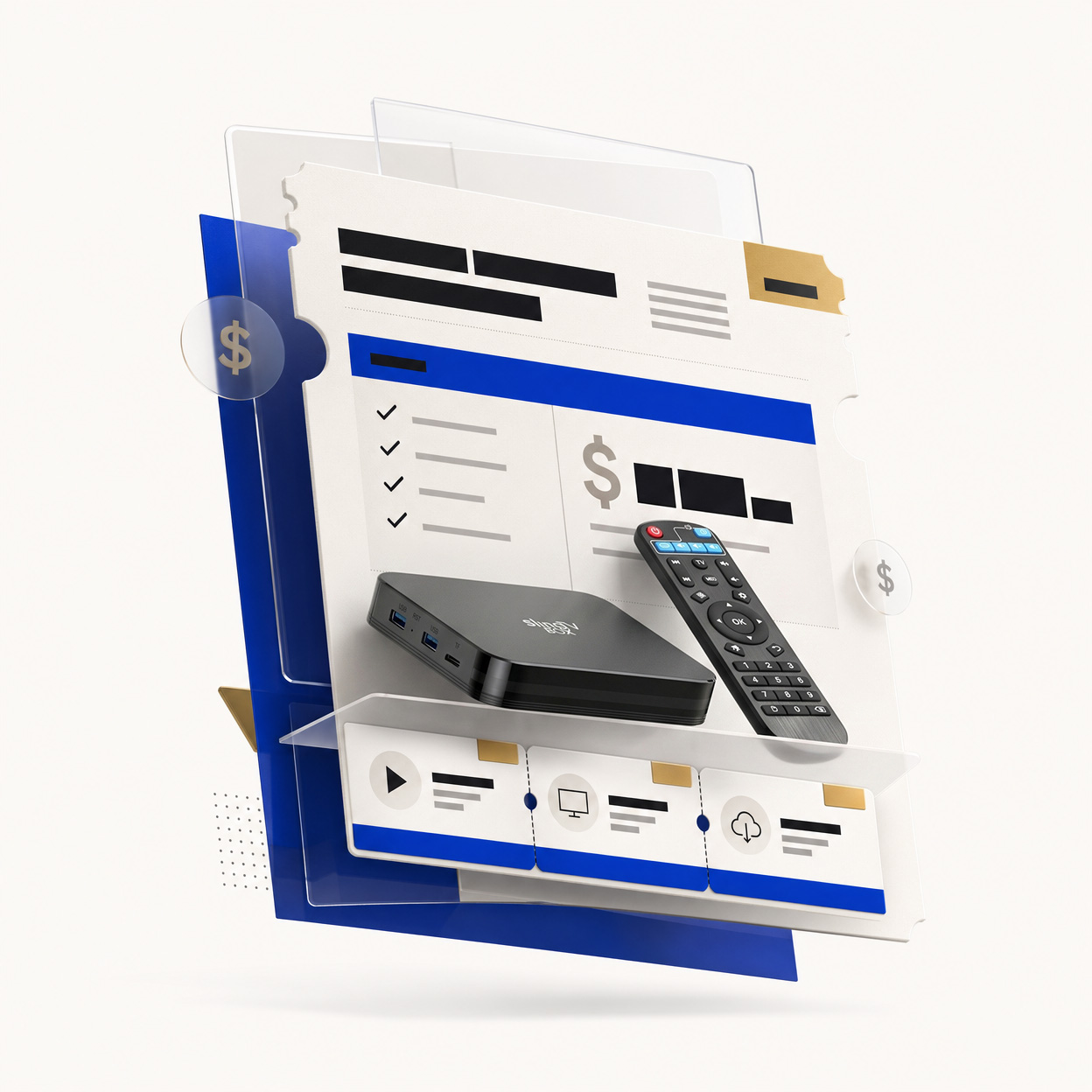SlingTV Box value bundle illustration